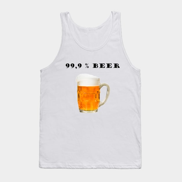 99 % BEER Tank Top by jcnenm